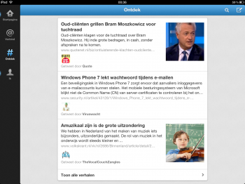 Twitter app iPad digimind