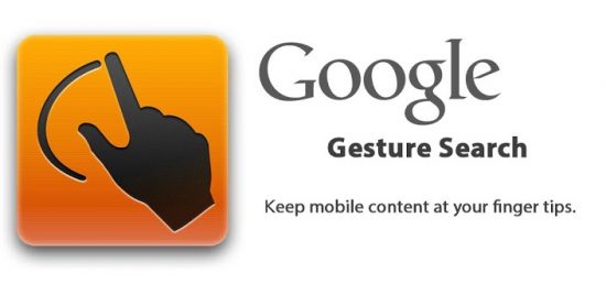 google gesture search android