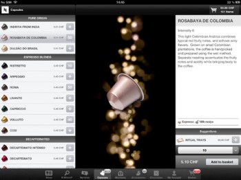 Nespresso app