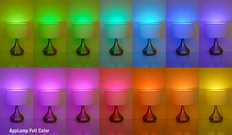 app lamp kleuren