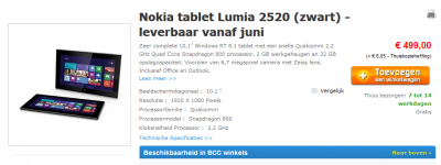 nokia lumia 2520 bcc