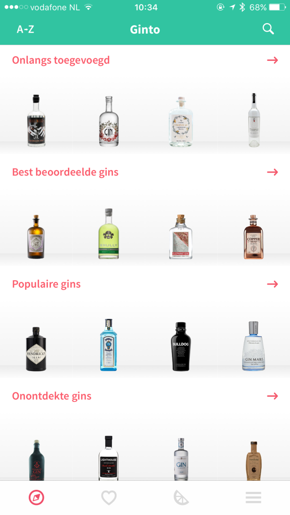 Gin tonic app